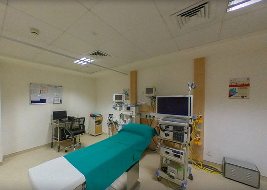 Procedure and endoscopy suite at a partner hospital