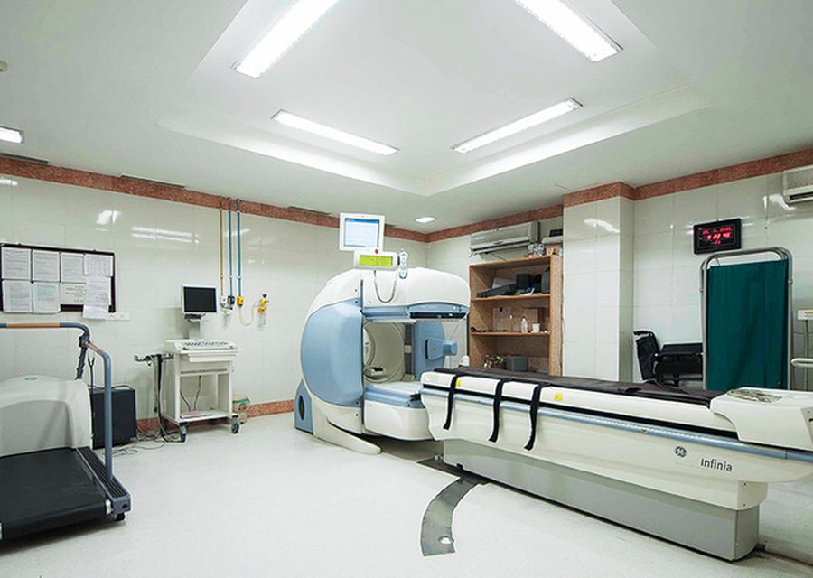 CT and nuclear imaging suite at a partner hospital